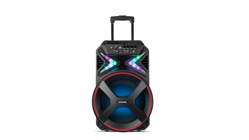 Caixa Amplificada Connect Lights da Mondial: Sistema CM-400 com Iluminação Integrada – Potência Ideal para Pequenas Festas